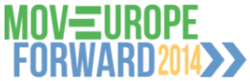 Logo della campagne della JEF Move Europe Forward